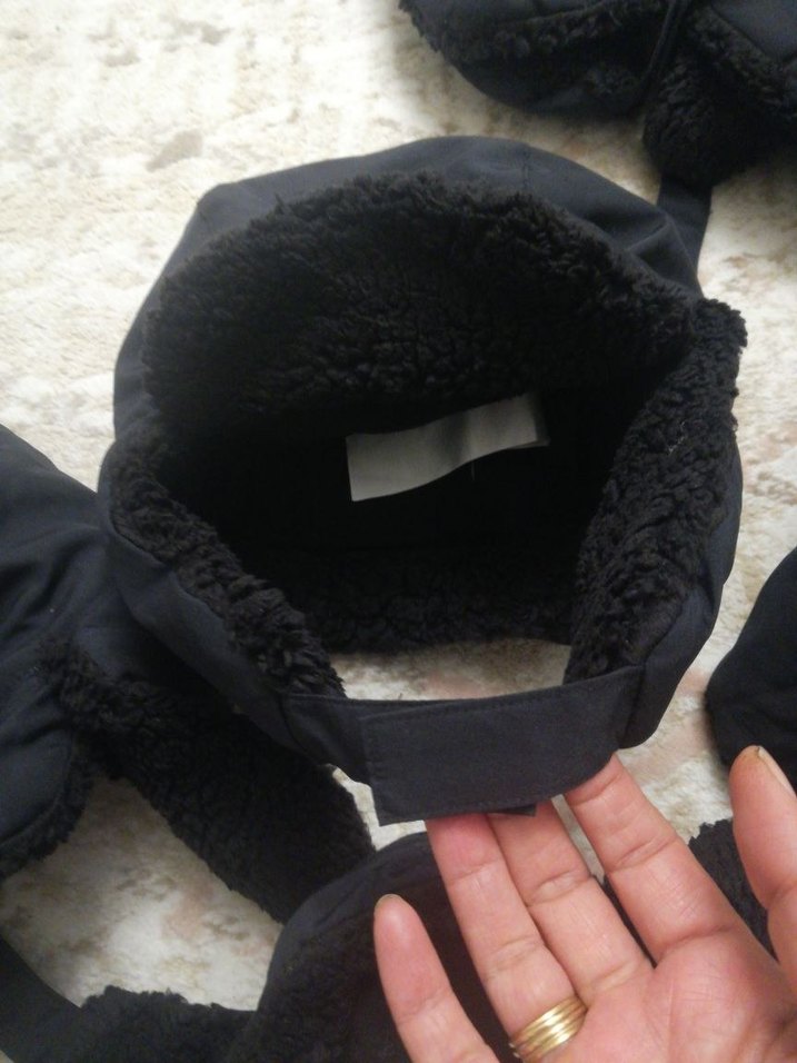 Erkek Çocuk Siyah Kürklü bere - Görsel 2