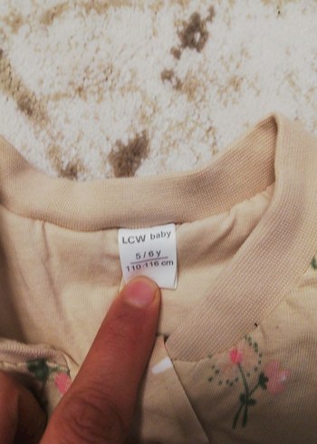 Kız Çocuk Bej Fermuarlı Uyku Tulumu - Görsel 4