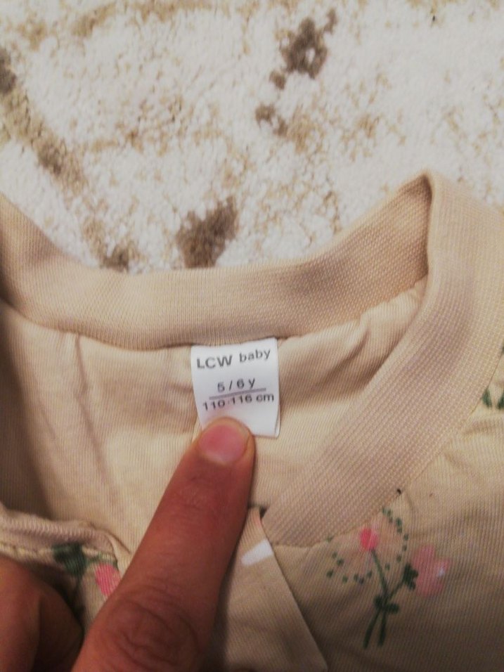 Kız Çocuk Bej Fermuarlı Uyku Tulumu - Görsel 4