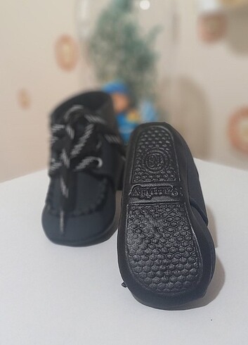18 Beden Siyah bebek ayakkabısı