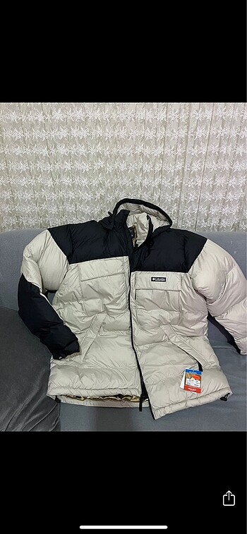 l/xl Beden Columbia erkek şişme mont