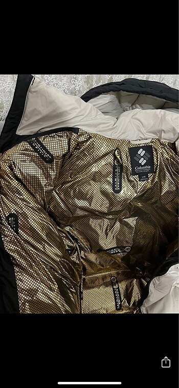 l/xl Beden siyah Renk Columbia erkek şişme mont