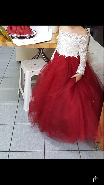 Kız çocuk özel dikim abiye