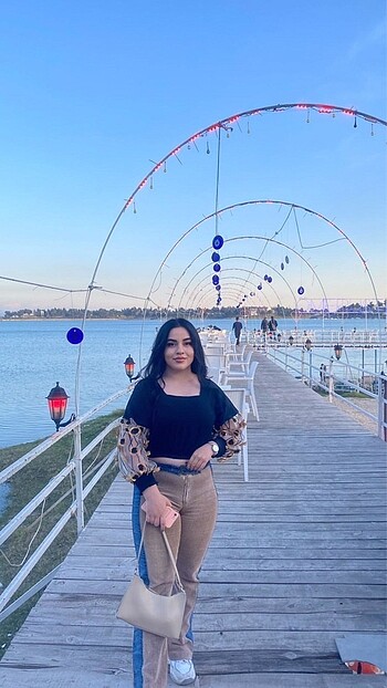 Bluz çiçekli