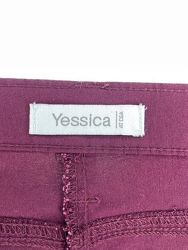 38 Beden bordo Renk Yessica Kumaş Pantolon %70 İndirimli.
