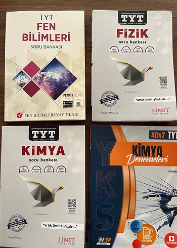 TYT Fen Bilimleri, Fizik, Kimya Soru Bankası ve Denemeleri