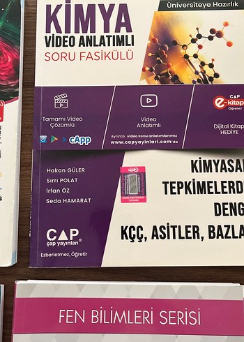  Beden TYT AYT FİZİK KİMYA BİYOLOJİ SET 6 KİTAP 100TL