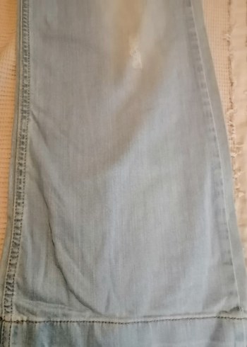 31 Beden Buz mavisi Kadın Geniş Kesim Kot Pantolon