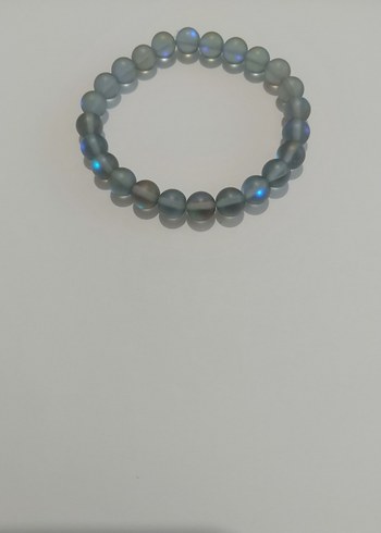 Mavi Boncuklu mavi yansımalı Bohem Bileklik - Görsel 5