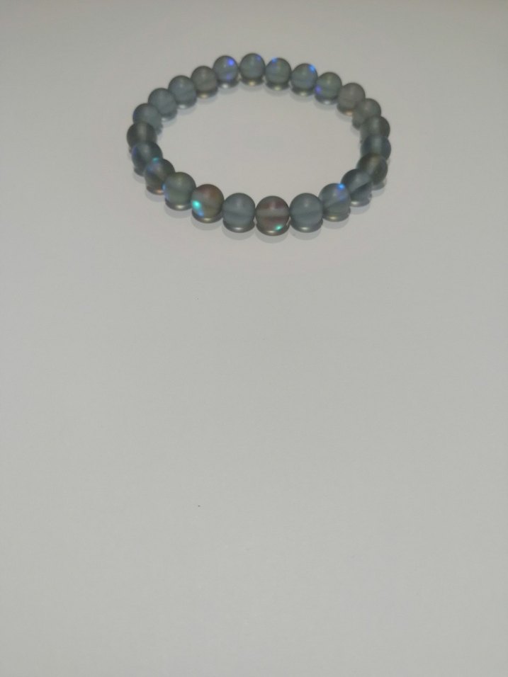 Mavi  Boncuklu mavi yansımalı Bohem Bileklik - Görsel 2