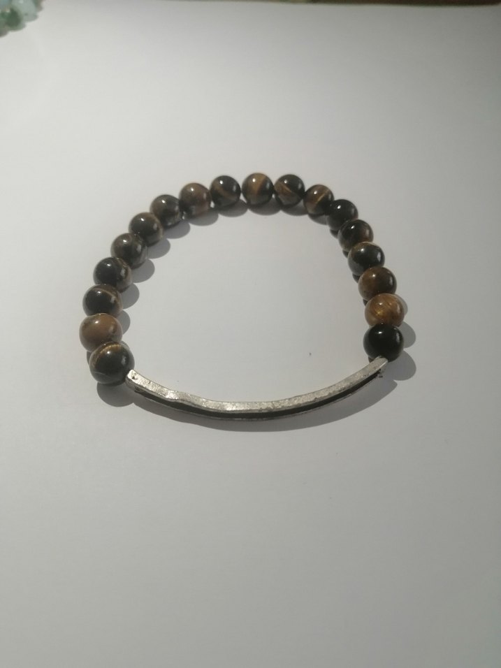 Kaplangözü Taşlı Minimalist Erkek Bileklik - Görsel 2