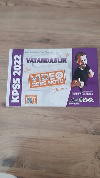  Hoca webde KPSS vatandaşlık video ders notu 2022