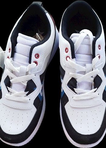 Beyaz Siyah Spor Kadın Sneaker