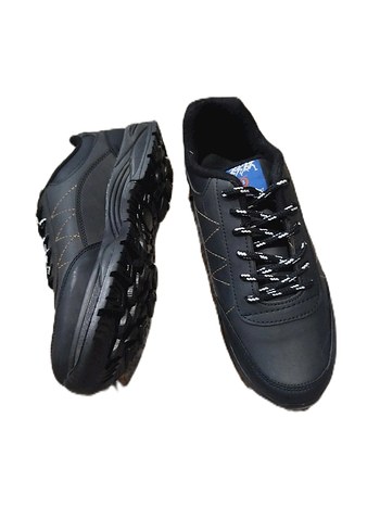 Siyah Erkek Spor Ayakkabı Velcro Detaylı - Görsel 3