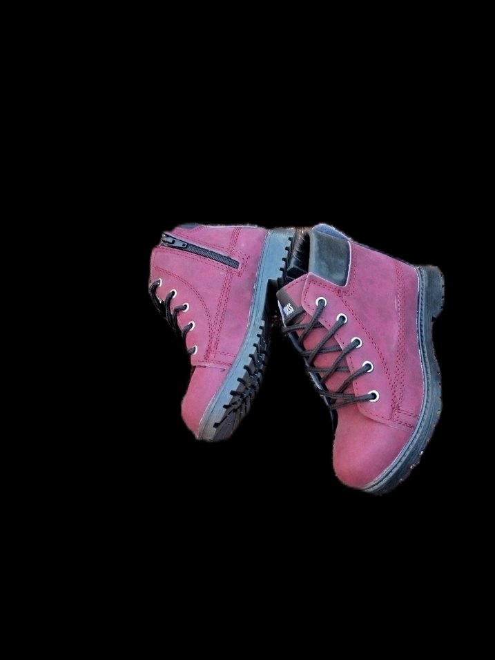Kız Çocuk Pembe Bağcıklı Fermuarlı Spor Ayakkabı - Görsel 3