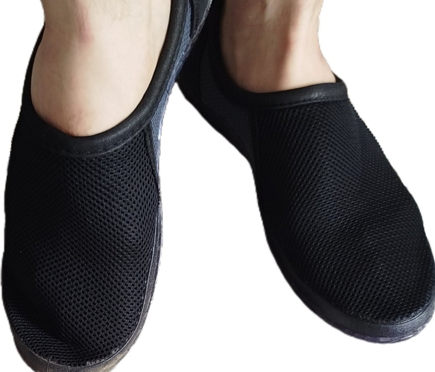 Erkek Siyah Biker Su Ayakkabısı Velcro - Görsel 4