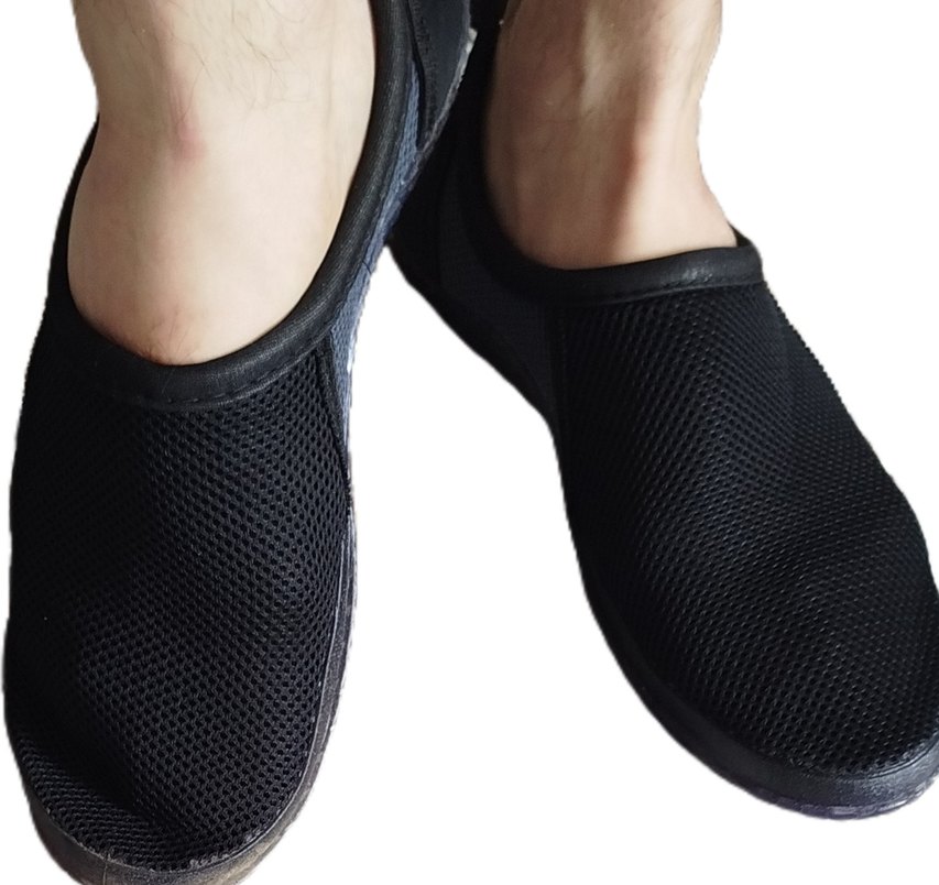 Erkek Siyah Biker Su Ayakkabısı Velcro - Görsel 3