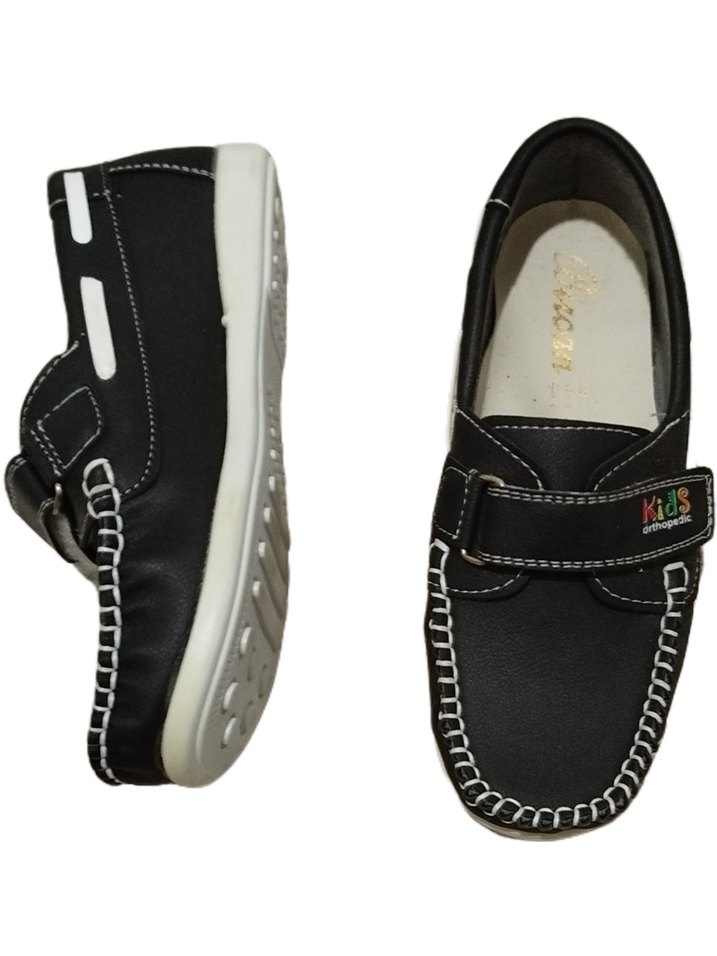 Siyah Erkek Çocuk Tokalı Günlük Ayakkabı - Görsel 2