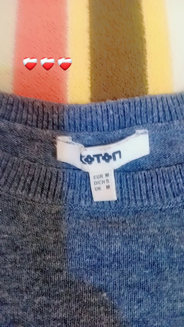 grii Uzun Kollu Örgü Kadın Kazak - Görsel 3