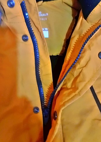 Sarı Kürklü Erkek Çocuk Mont - Görsel 7