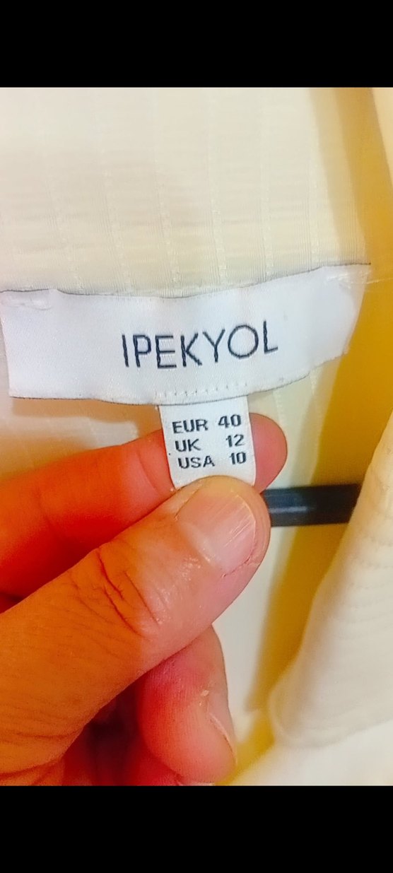 Sarı reklii Uzun Kollu Kadın Gömlek - Görsel 2