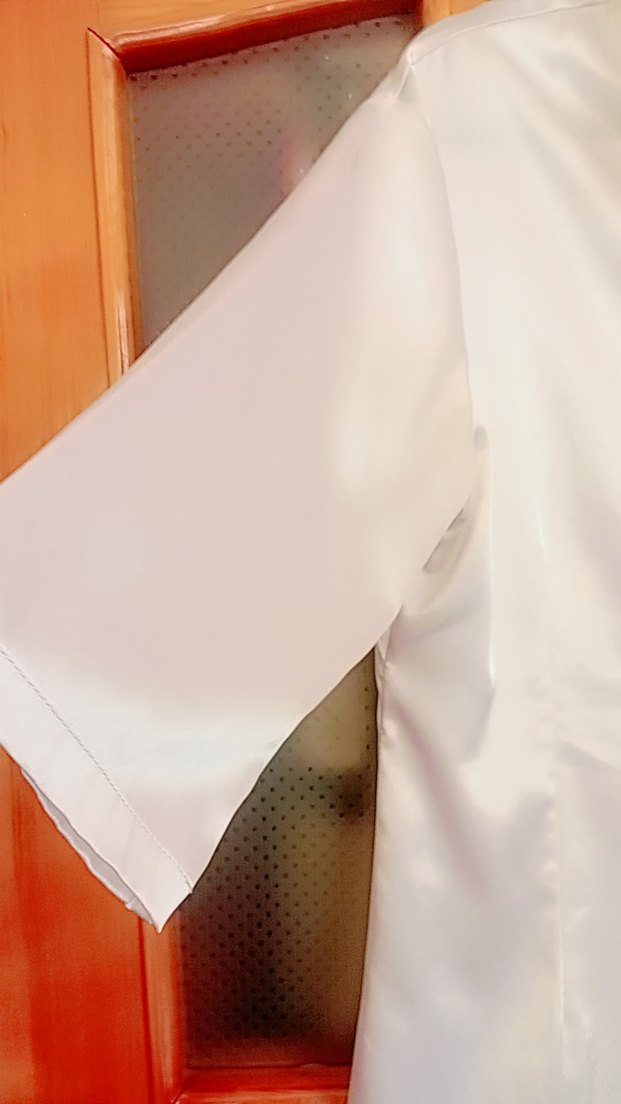 Düğmeli Beyaz Kadın Gömlek - Görsel 2