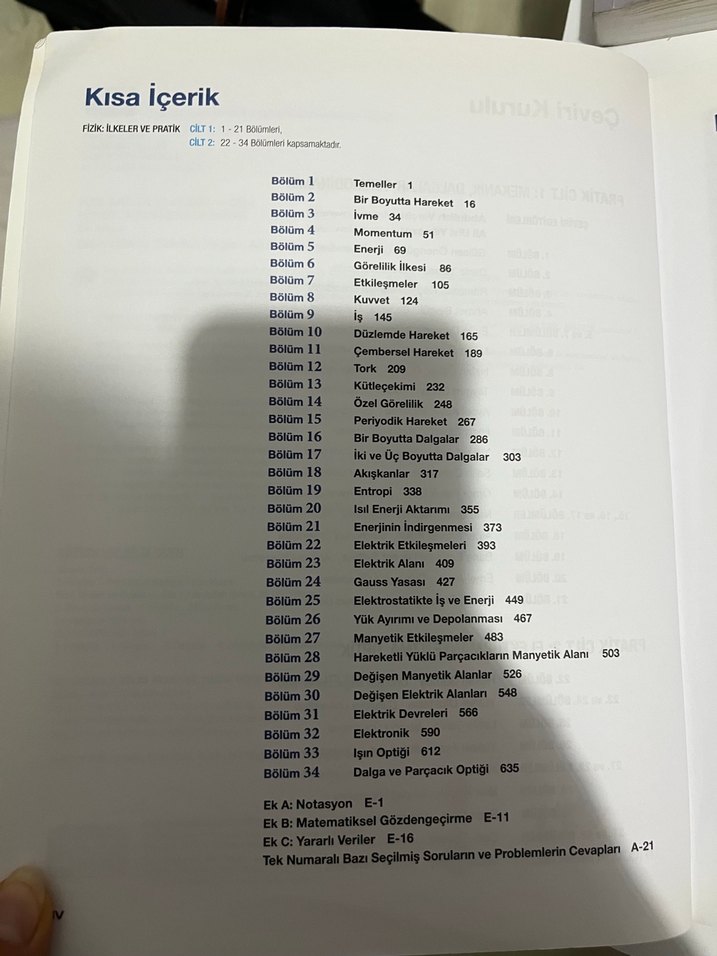 Fizik İlkeler ve Pratik Cilt 1 - Eric Mazur - Görsel 4