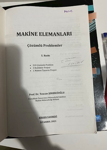 Makine Elemanları Çözümlü Problemler Kitabı - Görsel 2