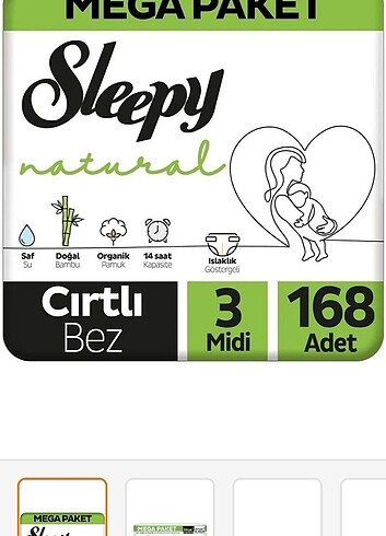 Sleepy 3 numara bebek bezi