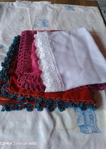 Dantel Detaylı Çok Renkli Kadın yazma tane 200 TL iplik parası - Görsel 2