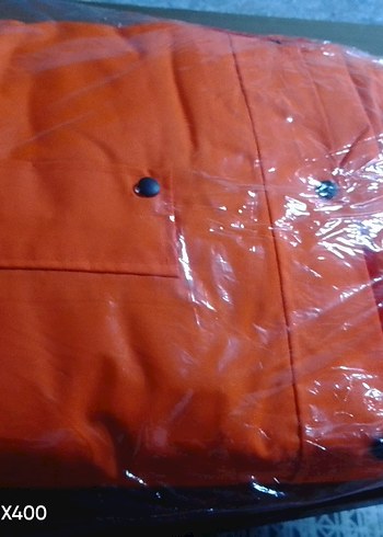 Erkek Turuncu Uzun Kollu su geçirmez kaban - Görsel 7