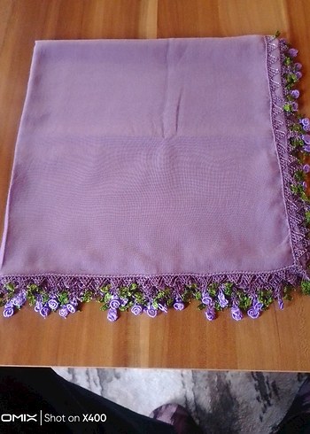 Cenk yazma iğne oyası sıfır çeyizlik el emeği renk sirke renk - Görsel 4