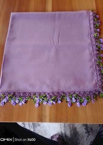 Cenk yazma iğne oyası sıfır çeyizlik el emeği renk sirke renk - Görsel 6