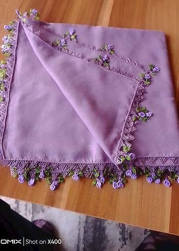 Cenk yazma iğne oyası sıfır çeyizlik el emeği renk sirke renk - Görsel 3