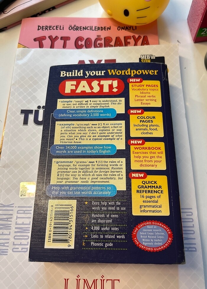 Oxford İngilizce-İngilizce sözlük - Görsel 5