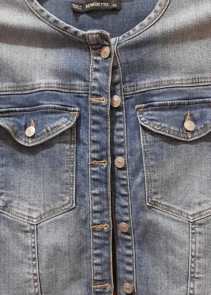 Mavi kot ceket   - Görsel 3