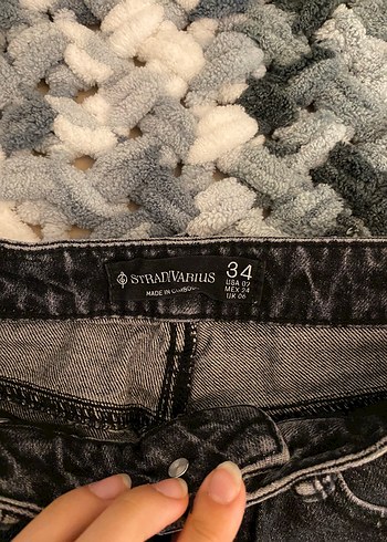 xs Beden siyah Renk stradivarius jean