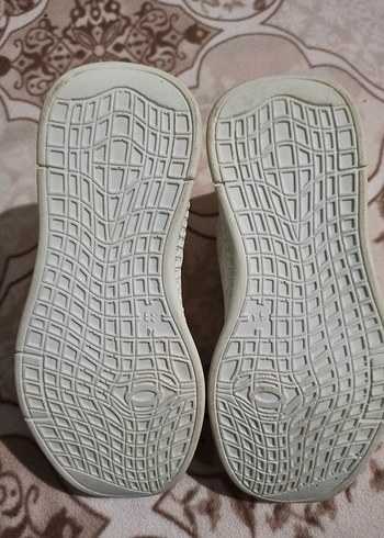 Beyaz Bağcıklı Unisex Çocuk Spor Ayakkabı - Görsel 4