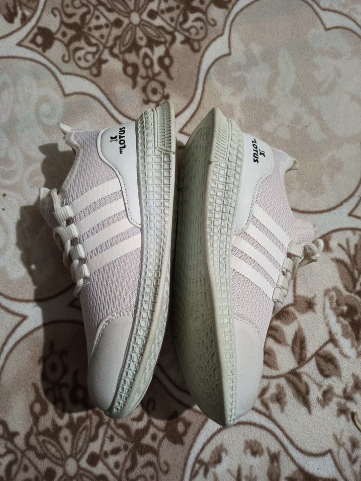 Beyaz Bağcıklı Unisex Çocuk Spor Ayakkabı - Görsel 2