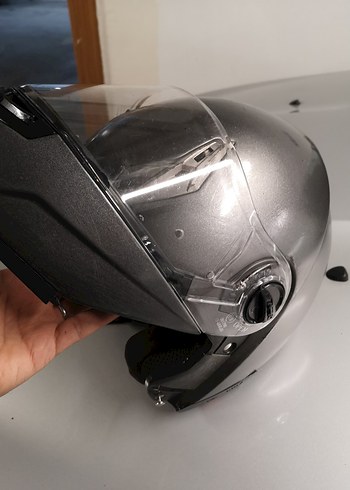 Gri ls2 
Motosiklet Kaskı - Görsel 2