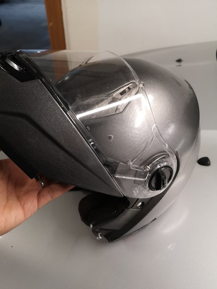 Gri ls2 
Motosiklet Kaskı - Görsel 2