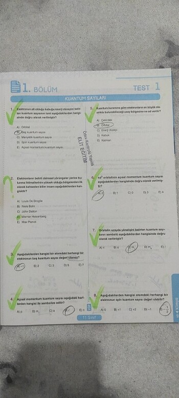 AYT Kimya Soru Bankası 11. Sınıf