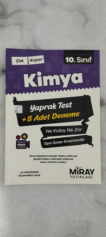 Kimya Denemesi 10. Sınıft TYT