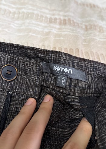 40 Beden Gri Regular Fit Erkek Ofis Pantolonu