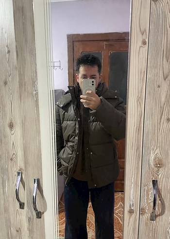 Midi Kaban, Düğmeli ve Uzun Kollu - Görsel 4