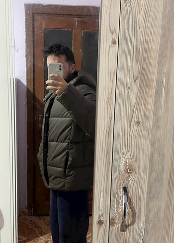 Midi Kaban, Düğmeli ve Uzun Kollu - Görsel 6