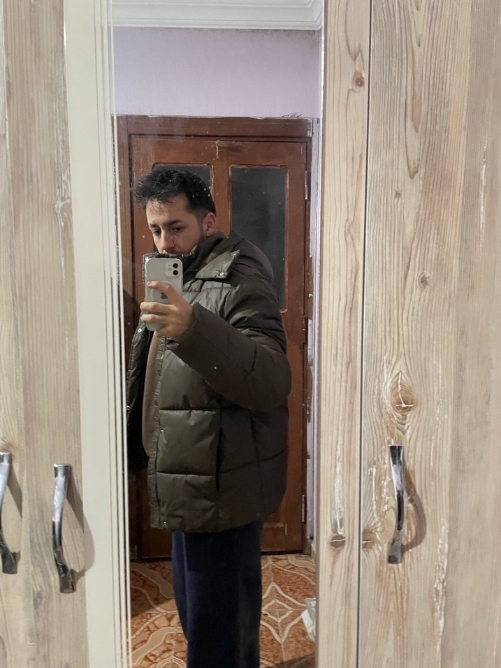 Midi Kaban, Düğmeli ve Uzun Kollu - Görsel 5