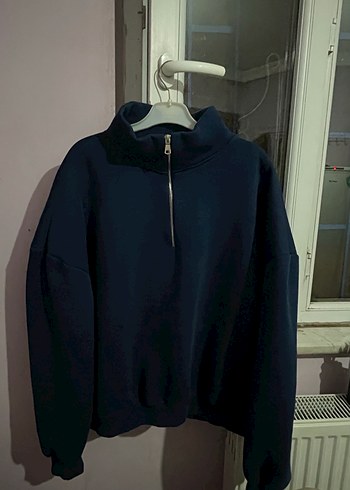 Fermuarlı Erkek Sweatshirt - Görsel 5