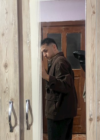 Kahverengi Erkek kot ceket - Görsel 3