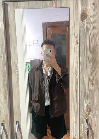 Kahverengi Erkek kot ceket - Görsel 2